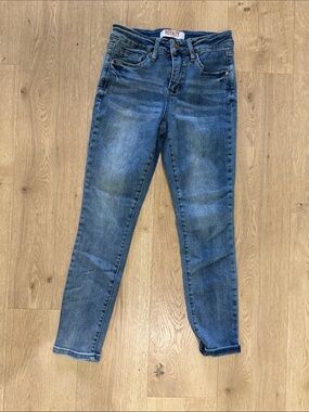Royalty For Me Skinny Jeans in Medium Blue Wash